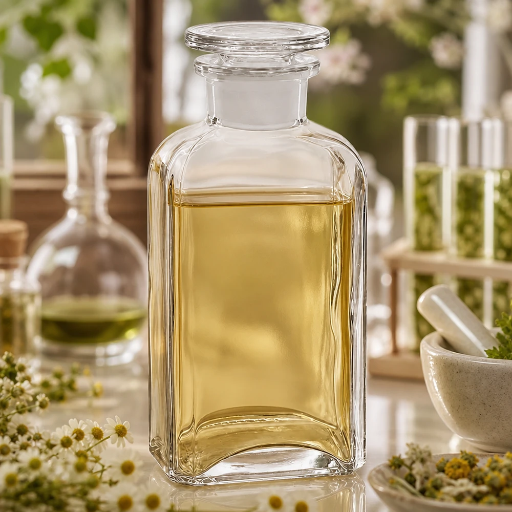 Vierkantflasche 250ml klar Weithals Glasstopfen 250ml Vorratsflasche Glas vierkant klar mit breitem Hals und Stopfen für flüssige Naturextrakte