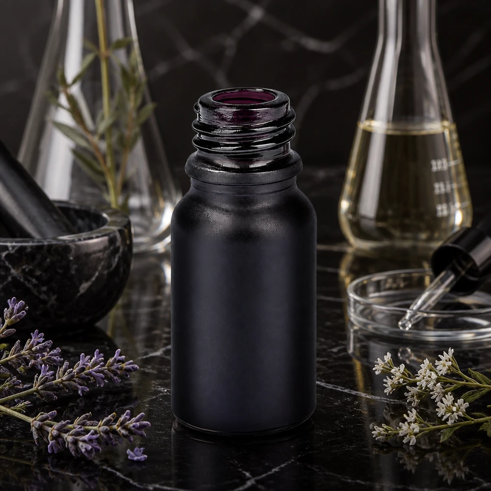 Pharmazeutische 10ml Apothekerflasche BlackLine UT18/10 UNiTWIST für professionelle Anwendungen