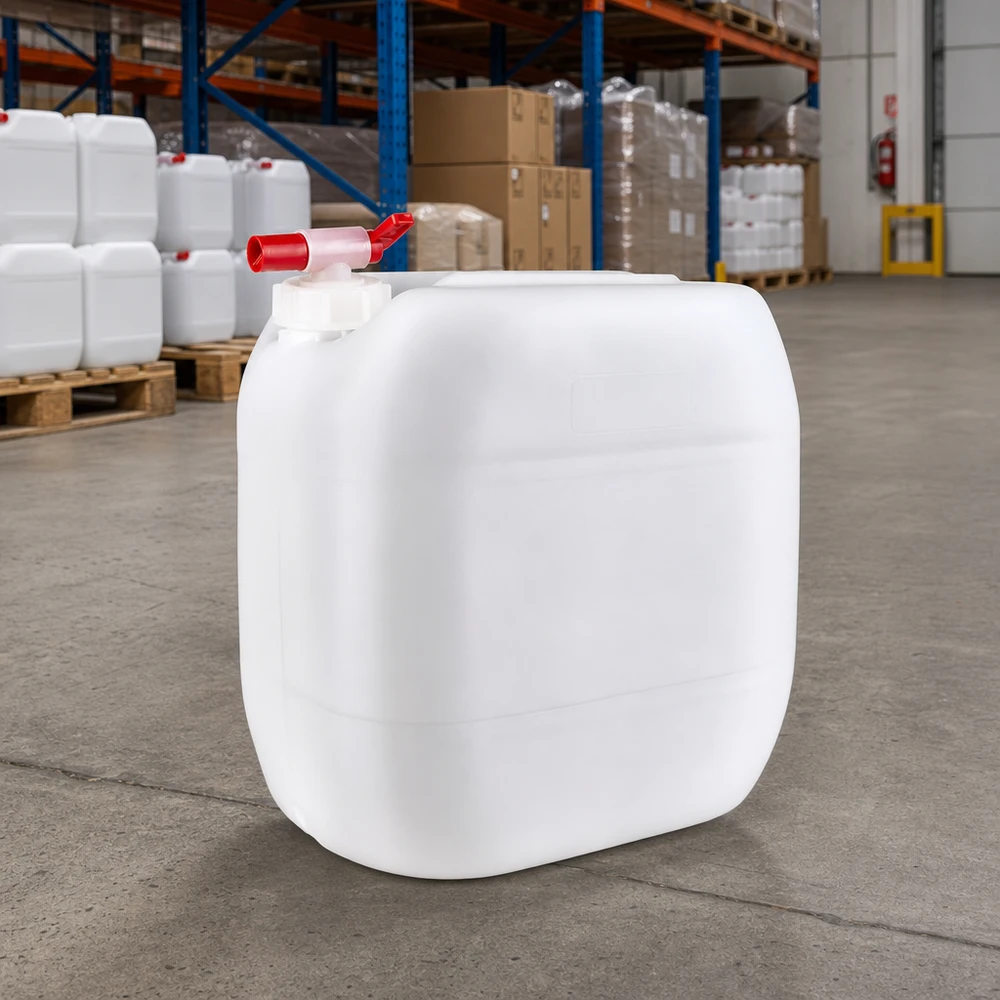 Kanister 30 Liter mit Auslaufhahn Professioneller Vorratsbehälter 30 Liter mit Ablasshahn für gewerbliche Lagerung