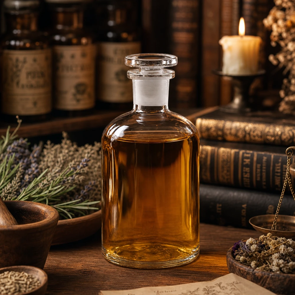 Rundschulterflasche 250ml klar Enghals Glasstopfen Luftdichte Glasflasche 250ml Rundschulter klar für Tinkturen und Naturprodukte