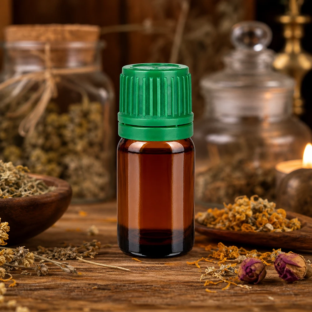 5ml Flasche 11mm Schraubverschluss grün Originalitätsverschluss BrownLine UT18/5 Premium 5ml Glasfläschchen braun mit grünem Schraubdeckel für natürliche Extrakte