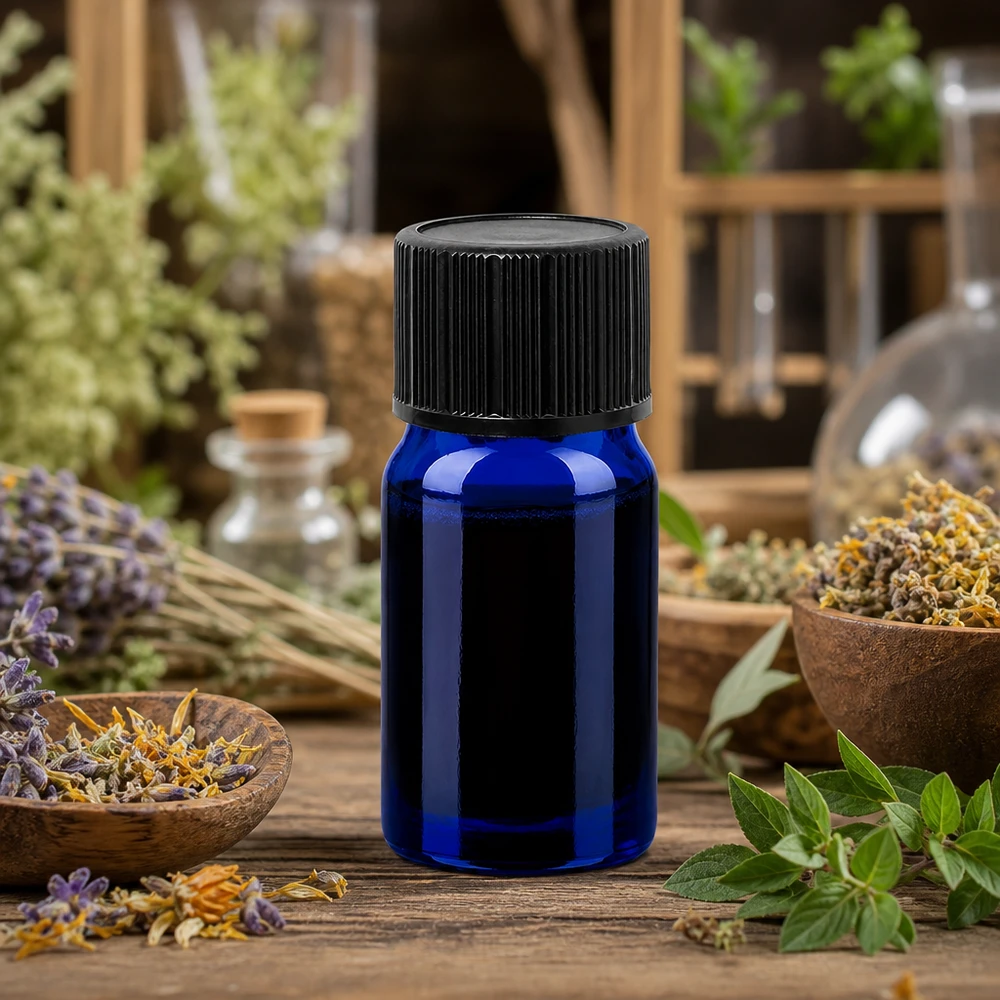 Wiederverwendbare 5ml Glasflasche mit ergonomischem Design für einfache Handhabung