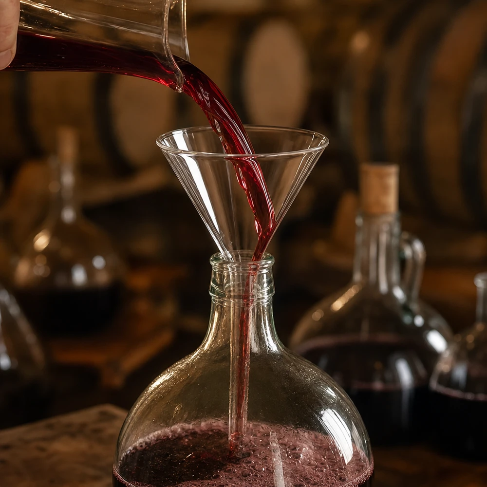 Professioneller Analysentrichter aus Borosilikat-Glas für zuverlässige Laborprozesse