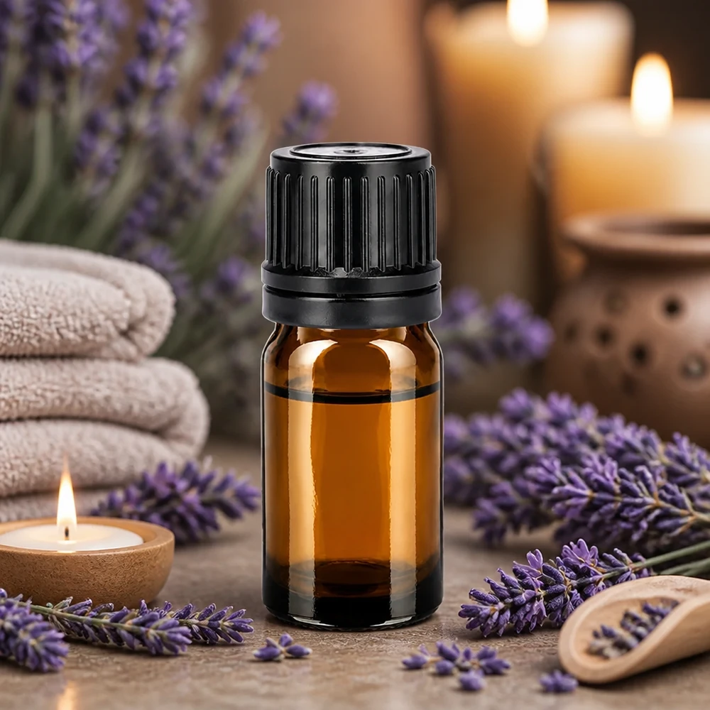 Traditionelle Apotheker-Flasche 5ml aus UV-beständigem Braunglas für Naturheilkunde