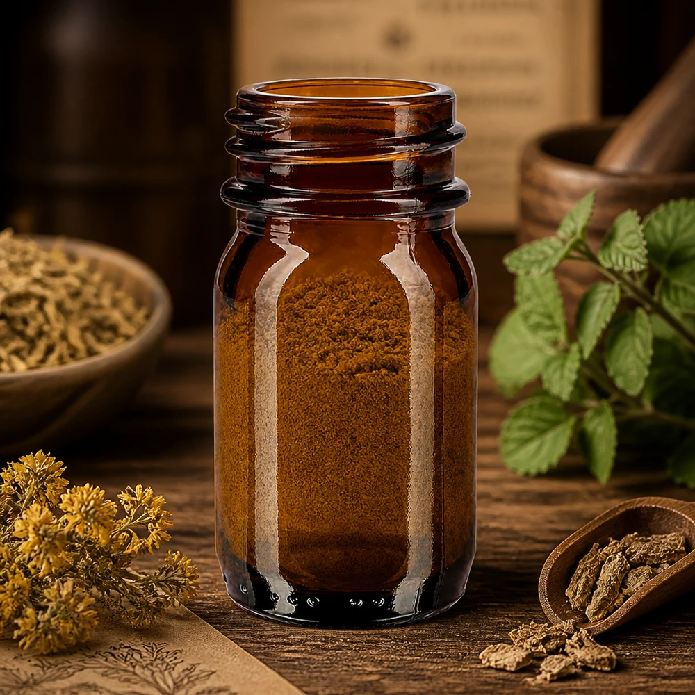 Umweltfreundliche Braunglas-Weithalsflasche 30ml wiederverwendbar und recyclebar