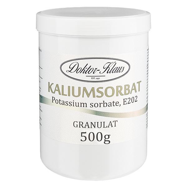 Kaliumsorbat (Potassium Sorbate) 500g Doktor-Klaus Kaliumsorbat (Potassium Sorbate) 500g Doktor-Klaus