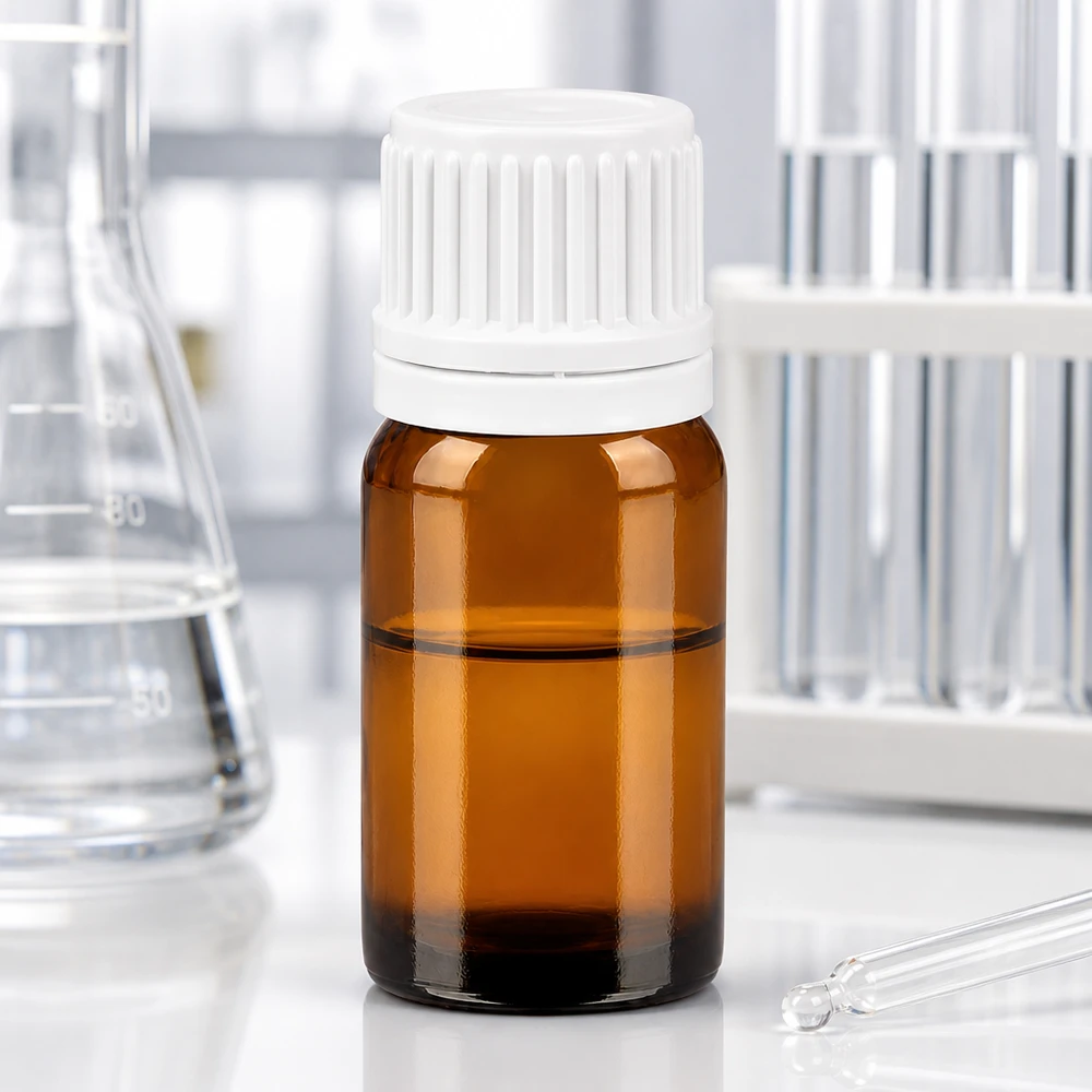 5ml Flasche 11mm Schraubverschluss weiß Originalitätsverschluss BrownLine UT18/5 Sterile 5ml Glasflasche mit tamperproof Verschluss für medizinische und pharmazeutische Zwecke