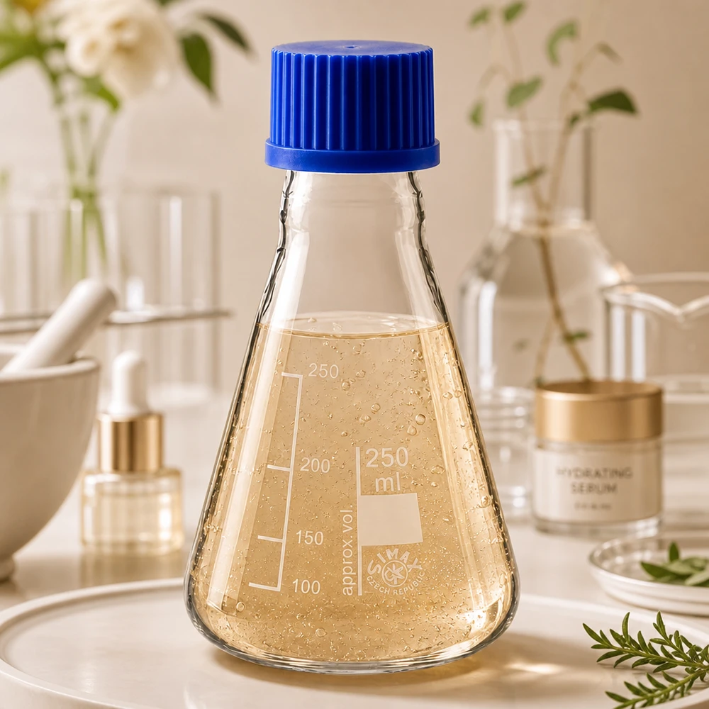Erlenmeyerkolben 250ml mit rutschfester Basis und sicherem Verschluss für Laborarbeiten