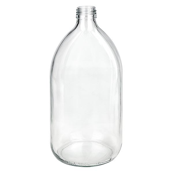 1000ml Medizinflasche klar, ohne Verschluss PP28 ApoGlas 1000ml Medizinflasche klar, ohne Verschluss PP28 ApoGlas