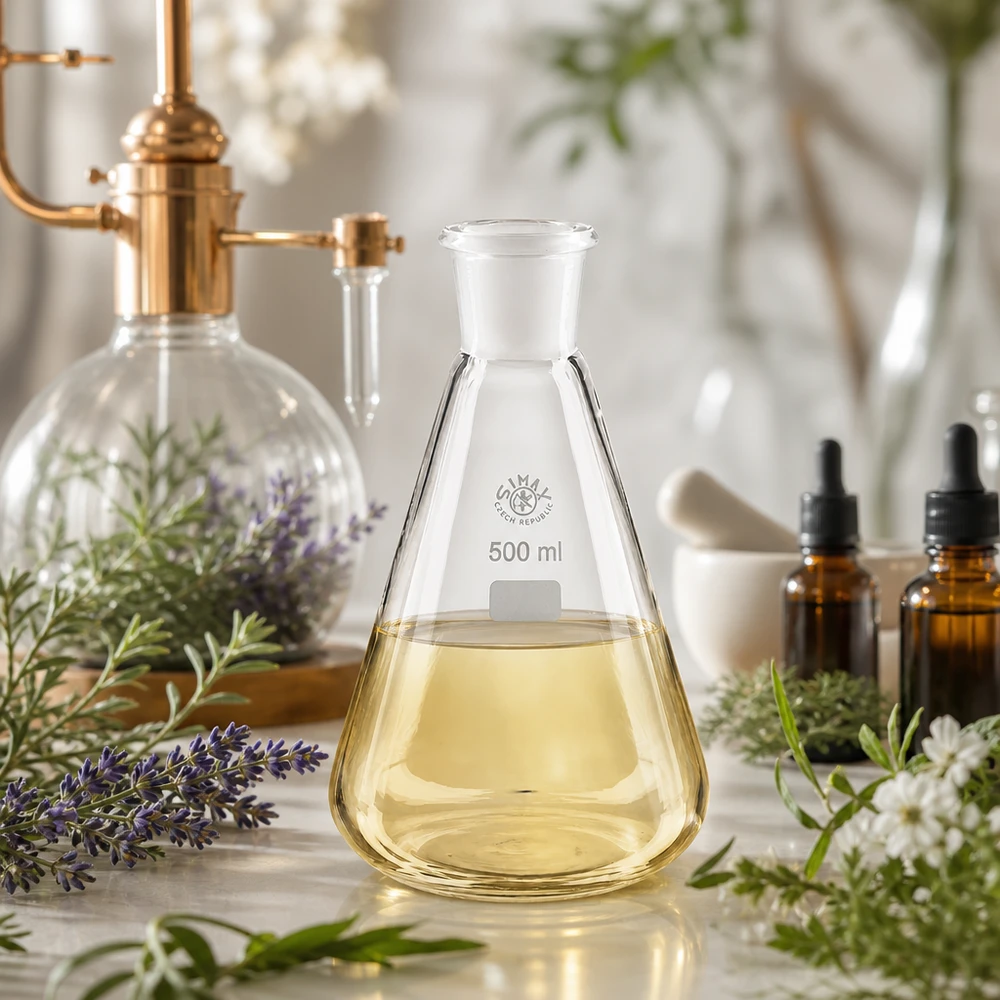 Chemielabor Glaswaren Set mit mittelgroßem 500ml Kolben für Synthesearbeiten