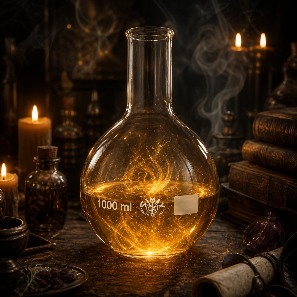 Stehkolben 1000ml Enghals 1000ml Glaskolben mit engem Hals für kontrollierte Verdampfung und Kondensation