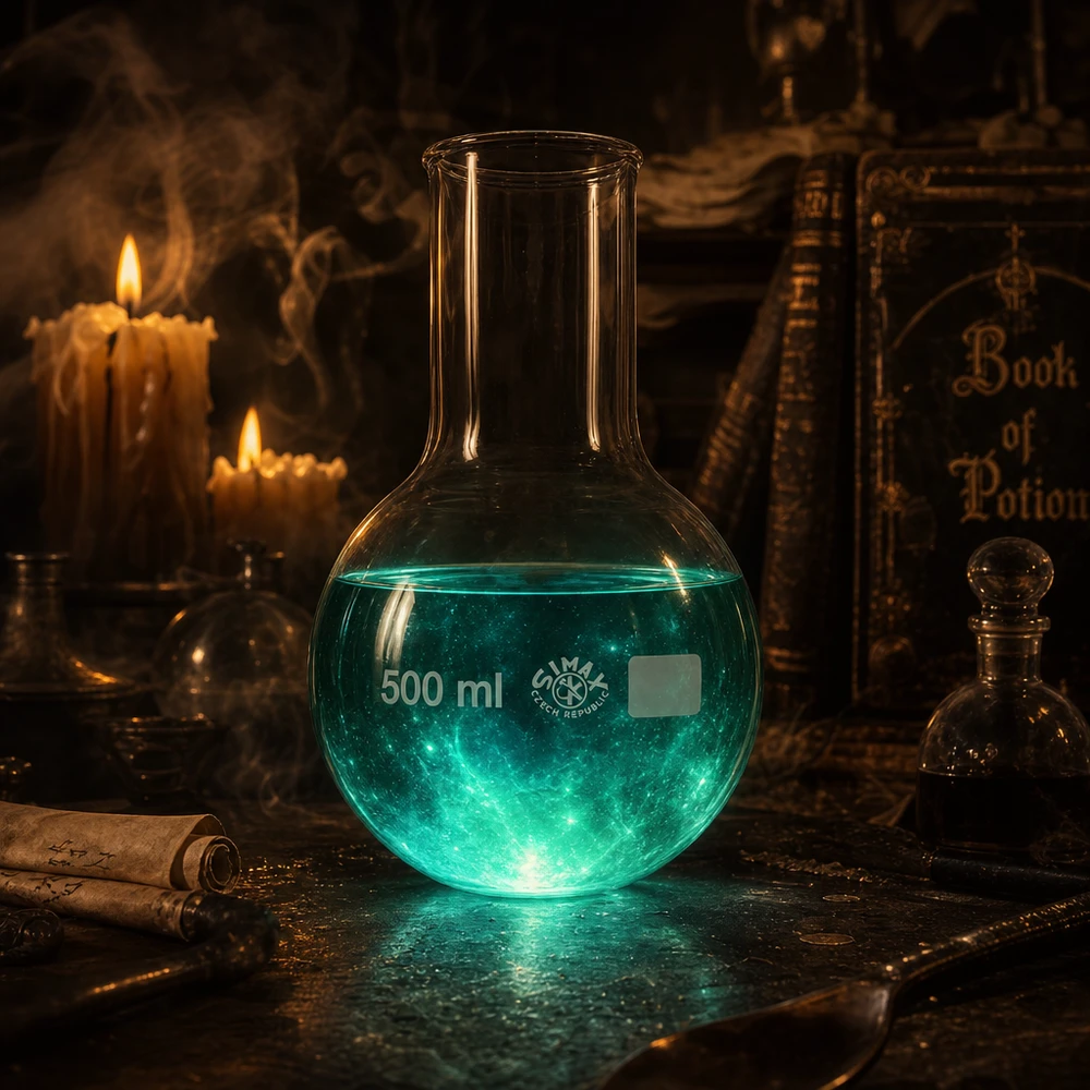 Rundkolben 500ml Weithals Laborkolben 500ml mit weitem Hals und glatter Oberfläche für chemische Experimente