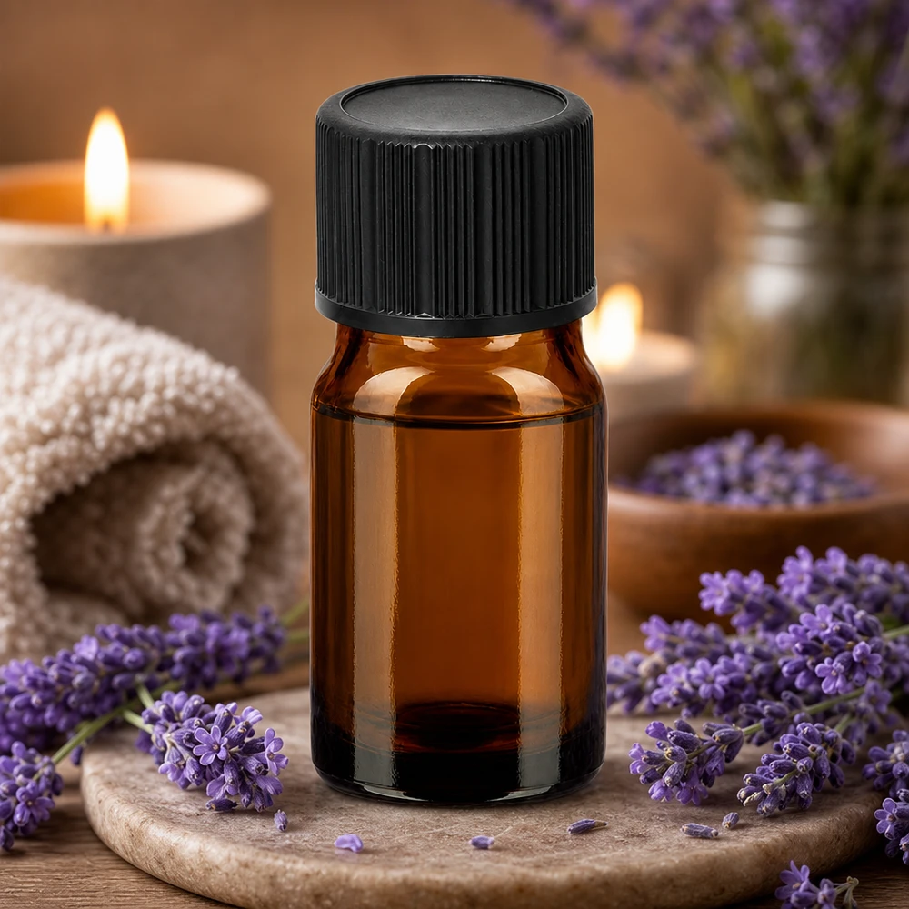 Elegante 5ml Tropfflasche in Bernsteinfarben ideal für DIY-Mischungen und Seren