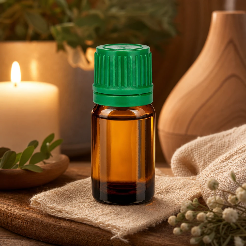 5ml Braunglasflasche mit grünem Kindersicherheitsverschluss UT18 für professionelle Anwendung