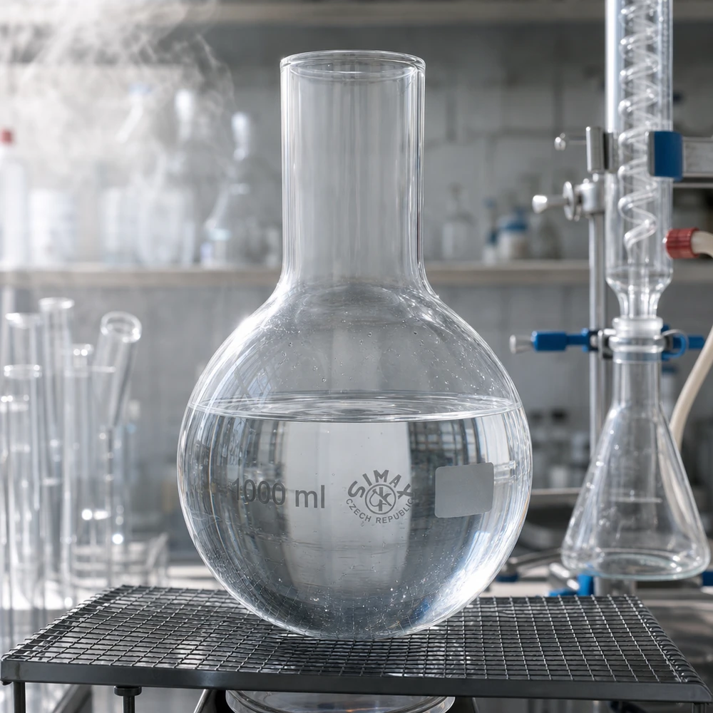 Stehkolben 1000ml Weithals Universeller Stehkolben 1000ml Weithals für Destillation Extraktion und analytische Verfahren