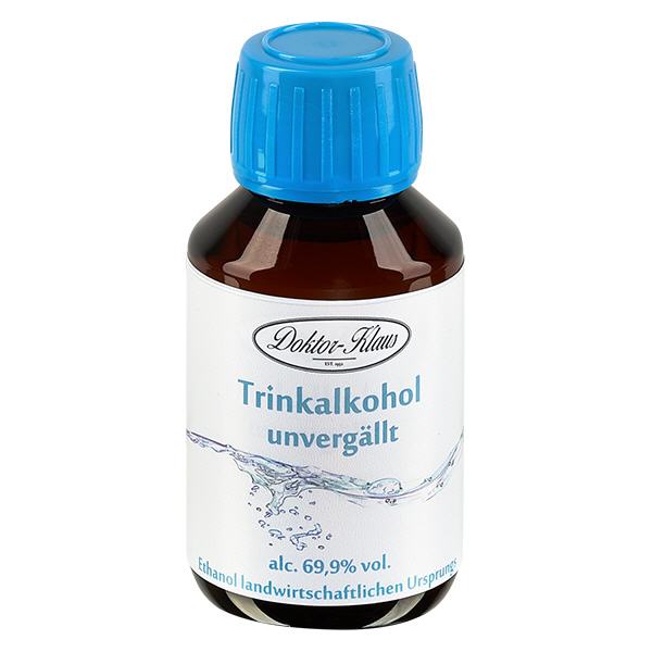 100ml Weingeist (Trinkalkohol) 69.9% Doktor-Klaus 100ml Weingeist (Trinkalkohol) 69.9% Doktor-Klaus