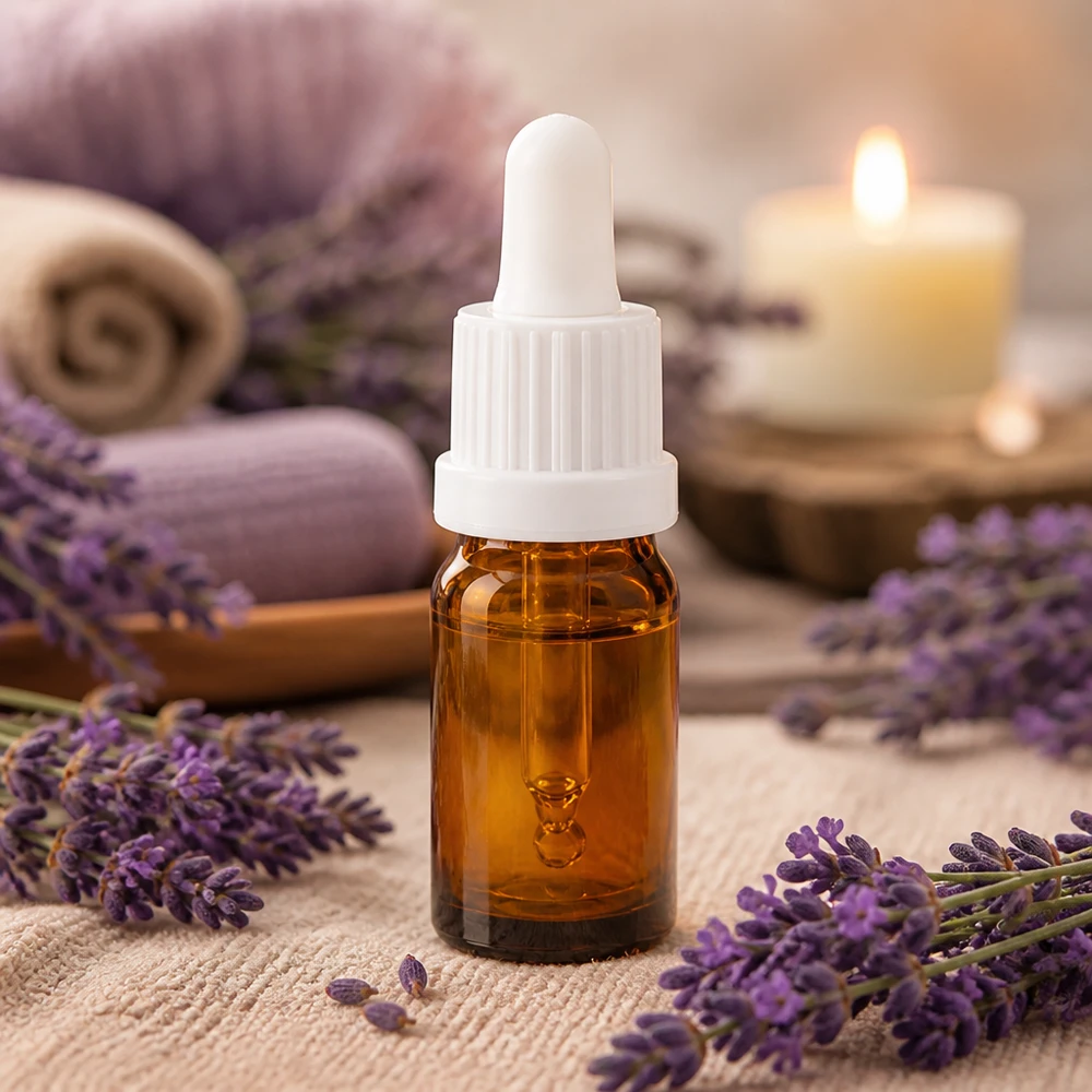 Handliche 5ml Glasflasche mit Dropper für portionierte Abgabe von Seren und Tinkturen