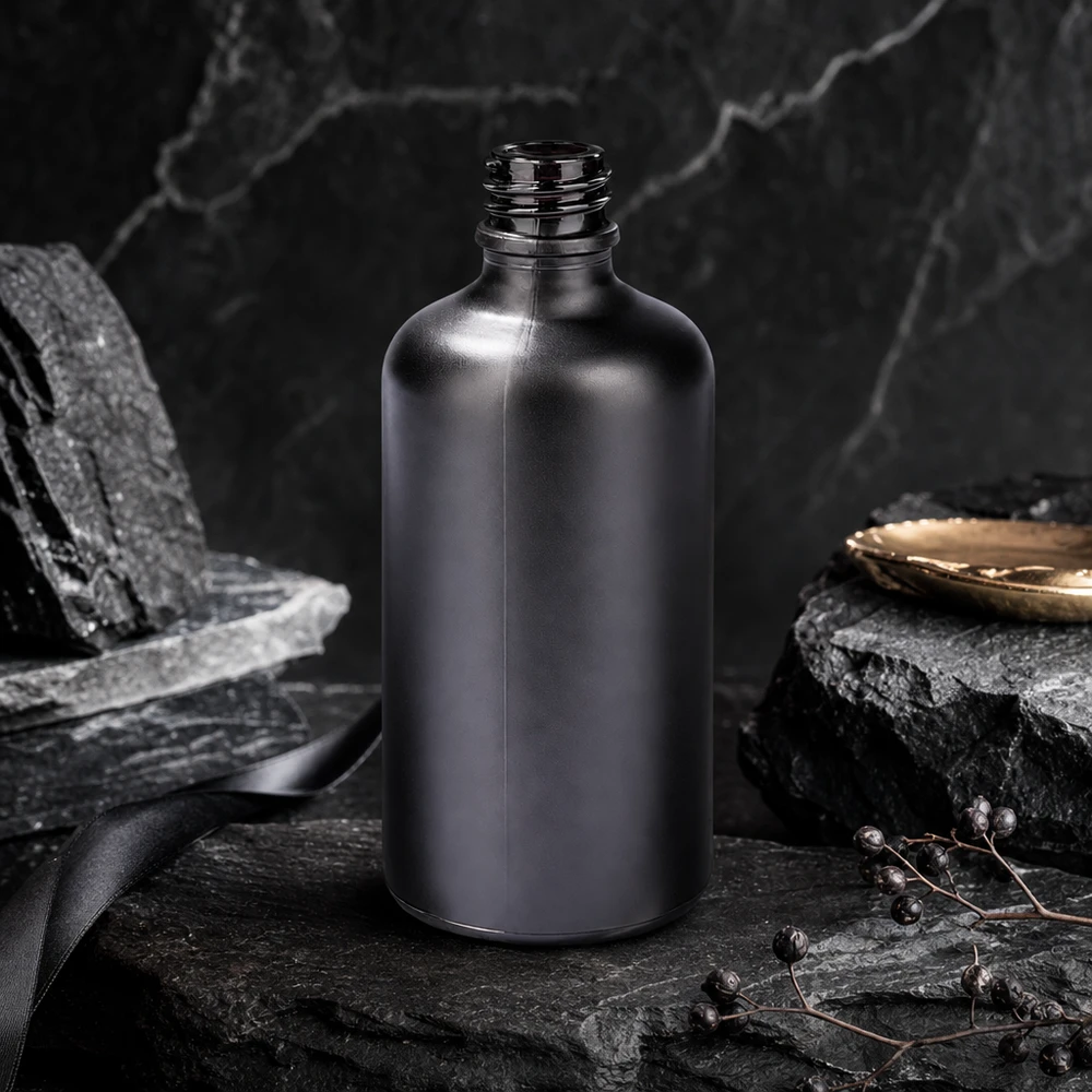 Lichtschutz 100ml Apothekerflasche BlackLine UT18/100 UNiTWIST schützt Inhalt vor UV-Strahlung