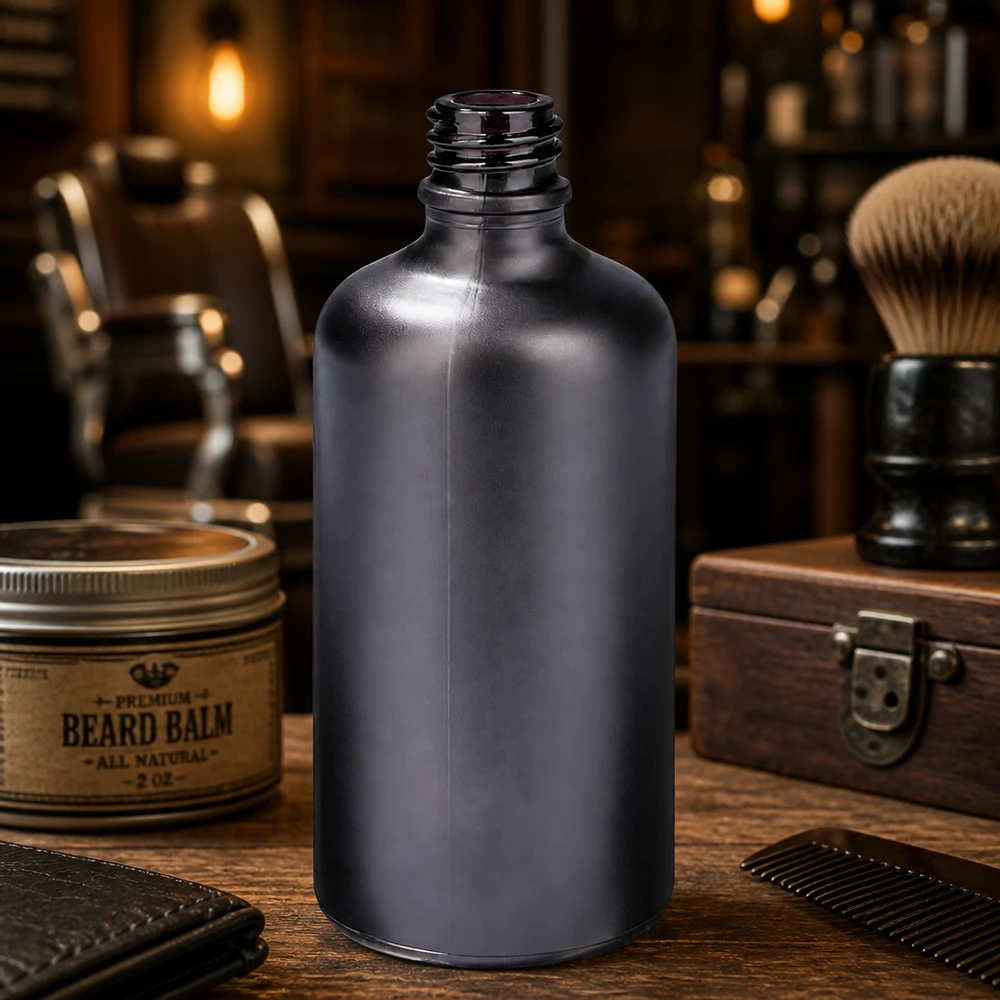 Premium 100ml Apothekerflasche BlackLine UT18/100 UNiTWIST für hochwertige Naturkosmetik und Öle