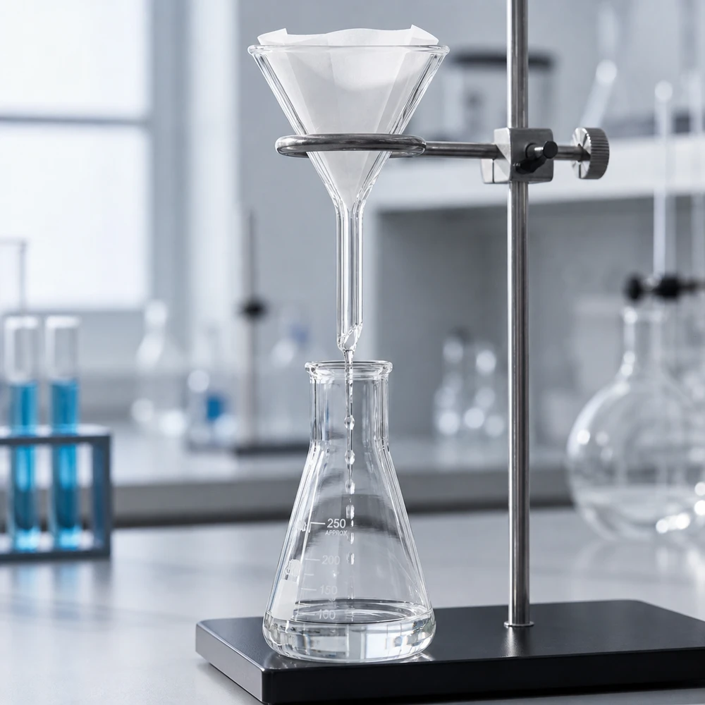 Spülmaschinenfester Glastrichter 45mm mit ergonomischem Design für wiederholte Nutzung