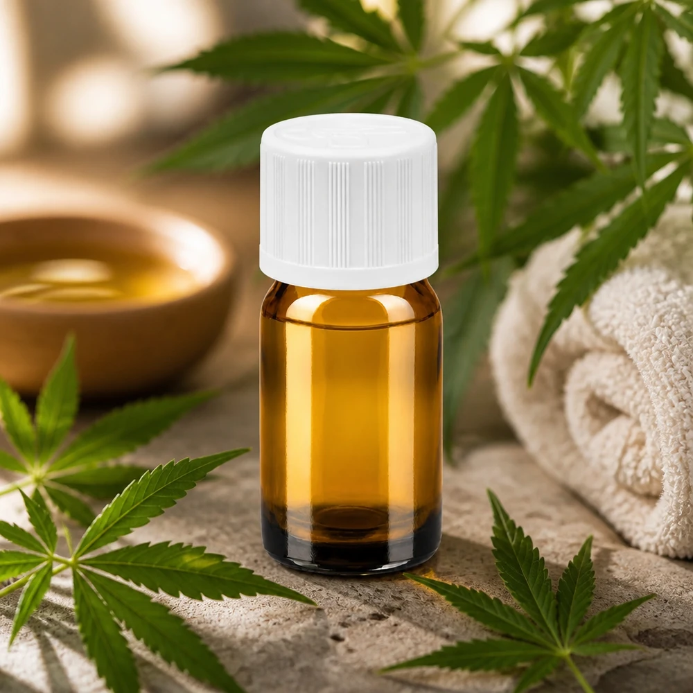Hochwertige 5ml Tropfflasche mit 1,2mm Öffnung aus braunem Schutzglas für Naturprodukte