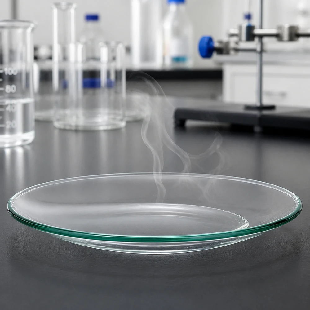 Uhrglasschale ø110 mm Professionelle Laborausstattung: Uhrglasschale 110mm Durchmesser aus Spezialglas