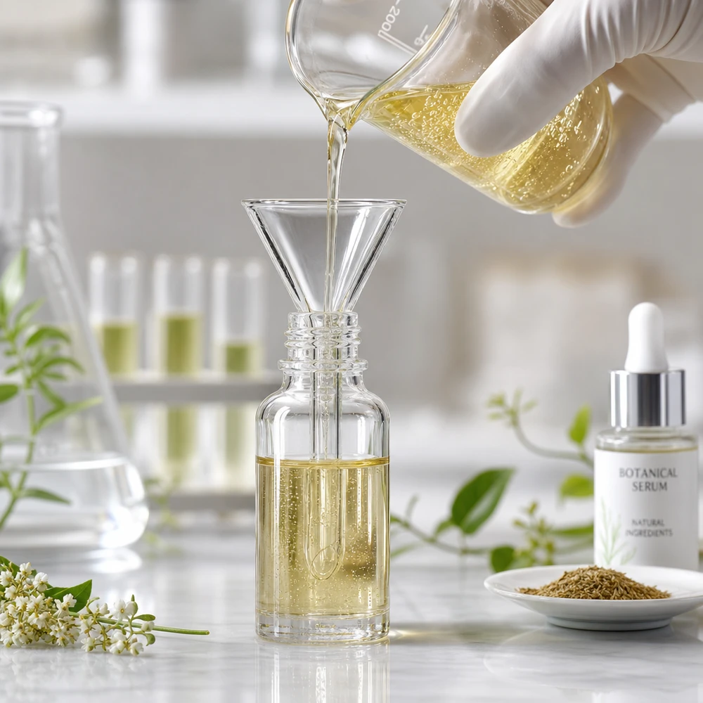 Trichter ø30mm Kalk-Soda, Winkel 60°, Kurzstil Säureresistenter Glastrichter 30mm Durchmesser mit ergonomischem Design für Laboranalytik