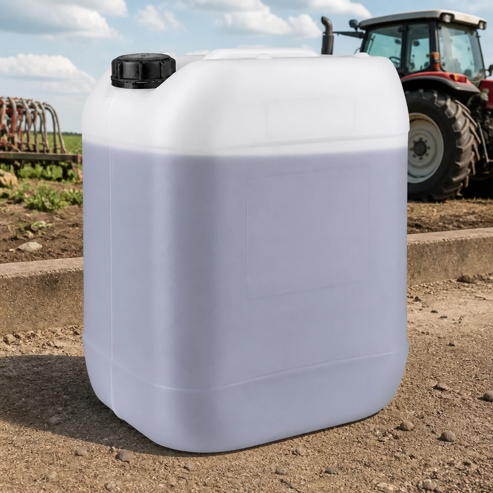 Kanister 20 Liter mit Schraubverschluss Originalitätsverschluss Rechteckiger Flüssigkeitskanister 20 Liter für Traktor und Landmaschinen geeignet