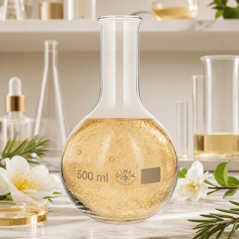 Stehkolben 500ml Enghals Chemiekolben 500ml Enghals mit klassischer Birnenform für professionelle Anwendungen