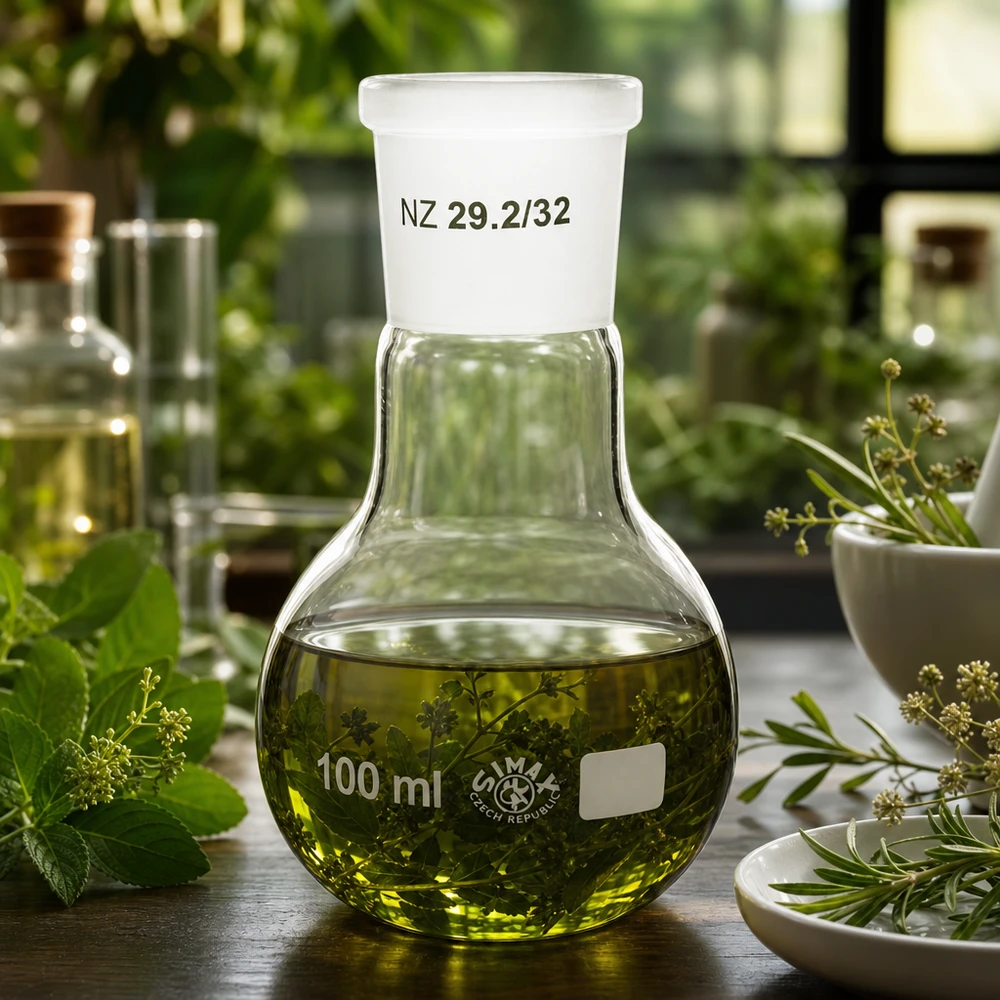 Stehkolben 100ml mit Normschliff (29/32) Graduierter 100ml Stehkolben mit Normschliff 29/32 - präzise Volumenbestimmung im Labor