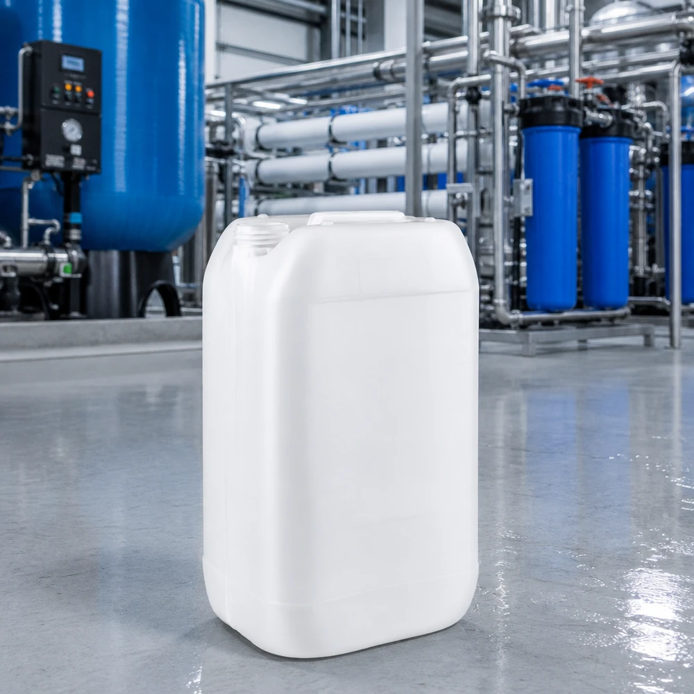 Kanister 15 Liter ohne Verschluss Vielseitiger weißer 15 Liter Chemikalienkanister ohne Verschluss für gewerbliche Wasseraufbereitung
