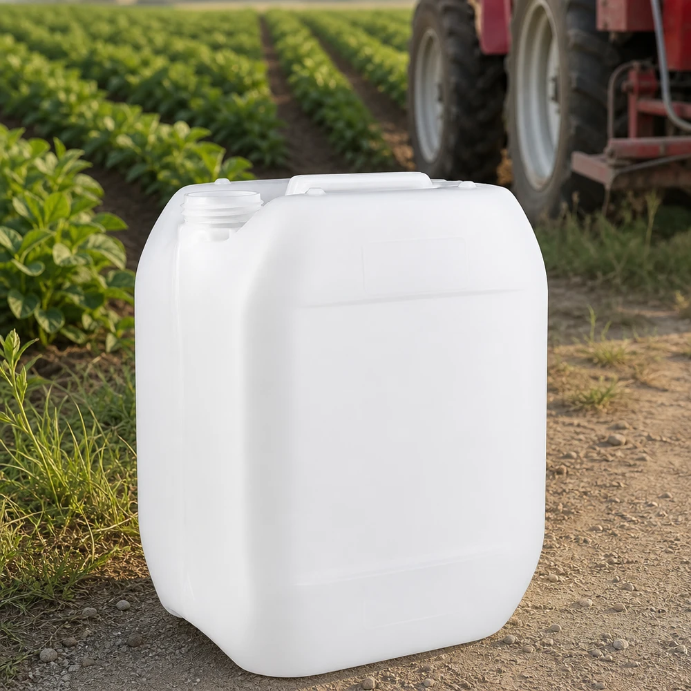 Kanister 10 Liter ohne Verschluss Robuster Kunststoffkanister 10 Liter für Dünger und Chemikalien im Agrarbereich ohne Verschluss