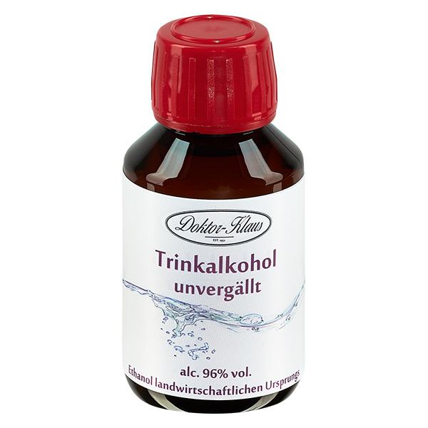 100ml Weingeist (Trinkalkohol) 96% Doktor-Klaus 100ml Weingeist (Trinkalkohol) 96% Doktor-Klaus