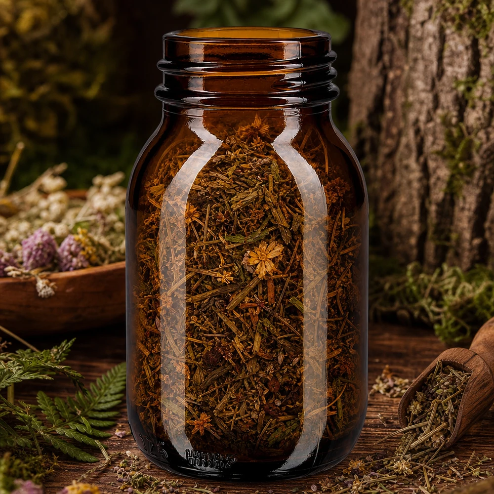 125ml braune Glasflasche mit weitem Hals für einfache Portionierung und Dosierung