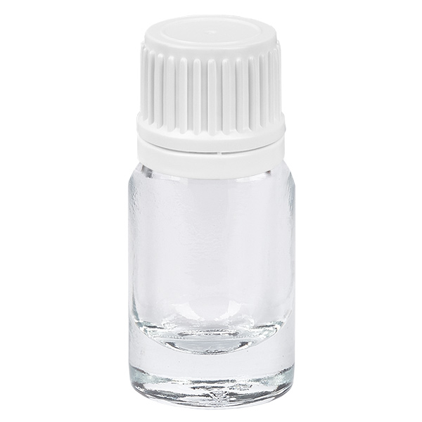 5ml Flasche 11mm Schraubverschluss weiß Originalitätsverschluss ClearLine UT18/5 5ml Flasche 11mm Schraubverschluss weiß Originalitätsverschluss ClearLine UT18/5