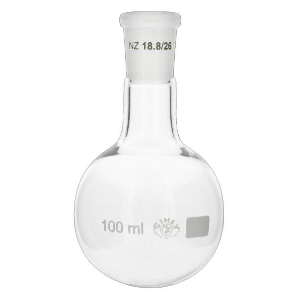 Rundkolben 100ml mit Normschliff (19/26) Rundkolben 100ml mit Normschliff (19/26)