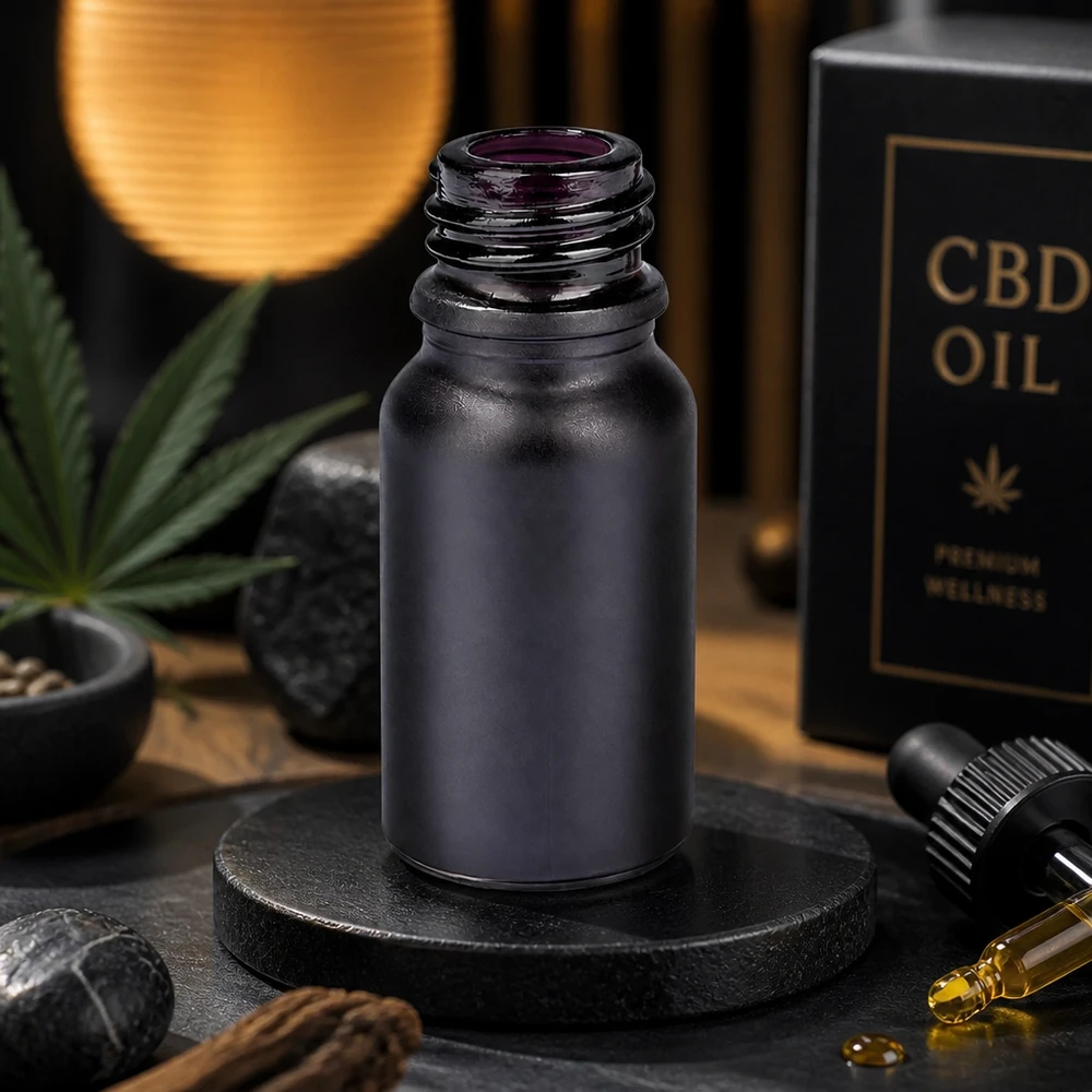 10ml Apothekerflasche BlackLine UT18/10 UNiTWIST Handliche 10ml Apothekerflasche BlackLine UT18/10 UNiTWIST mit tropfgenauer Anwendung für Naturkosmetik