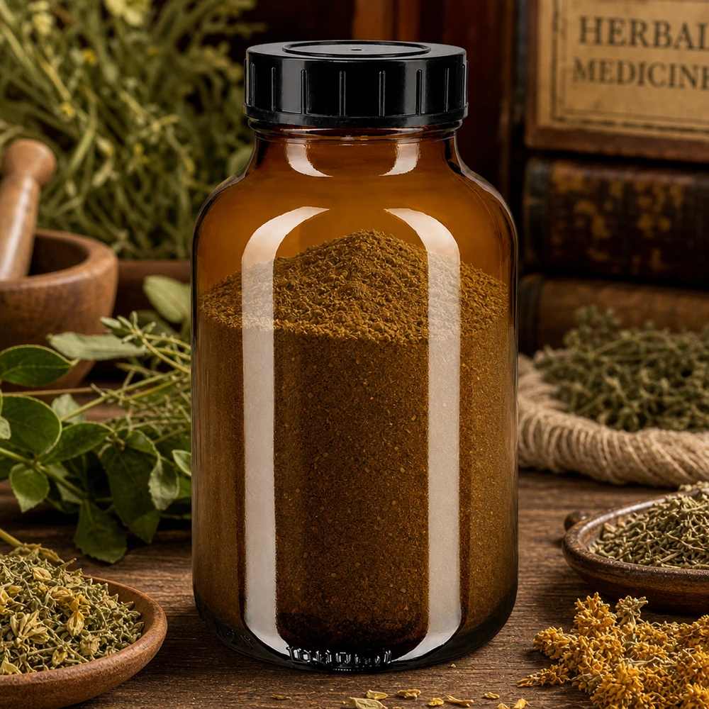 Chemikalienresistente 1000ml Braunglasflasche mit großer Öffnung für Industrie und Pharmazie