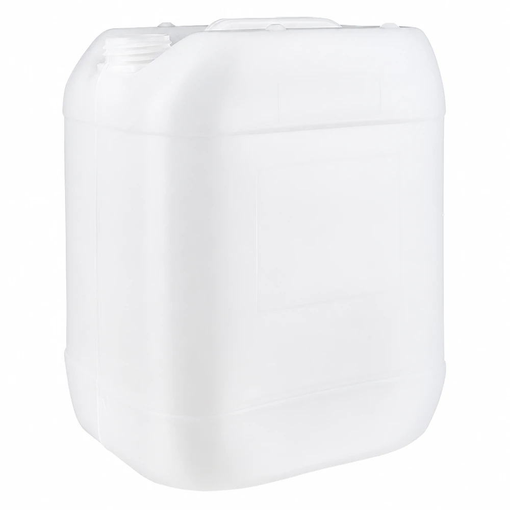 Kanister 20 Liter ohne Verschluss Großer weißer Leerkanister 20 Liter ohne Deckel aus lebensmittelechtem HDPE Kunststoff