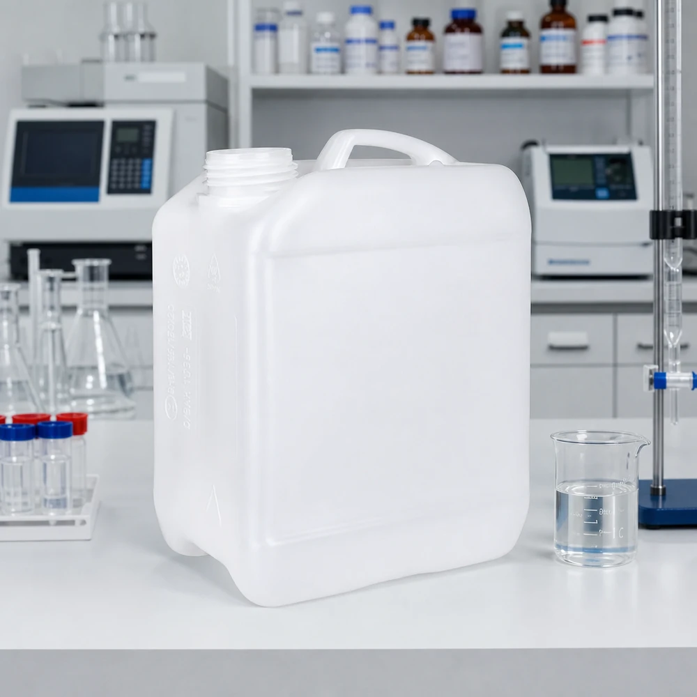 Kanister 2.5 Liter ohne Verschluss Lebensmittelechter Kunststoffbehälter 2,5 Liter ohne Verschluss mit seitlichen Verstärkungsrippen