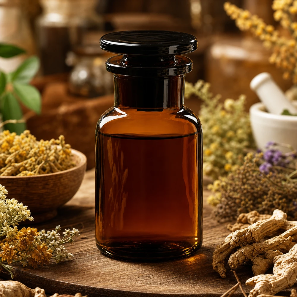 Rundschulterfl. 100ml braun Weithals Glasstopfen Braunglas Weithalsflasche 100ml mit Glasstopfen perfekt für Kräutermedizin und Aromatherapie