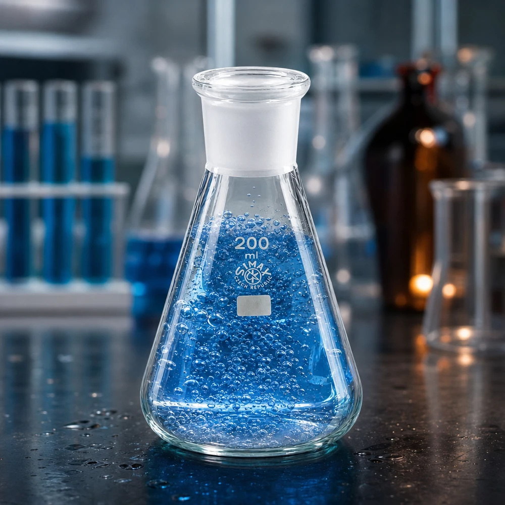 Erlenmeyerkolben 200ml mit Normschliff (29/32)