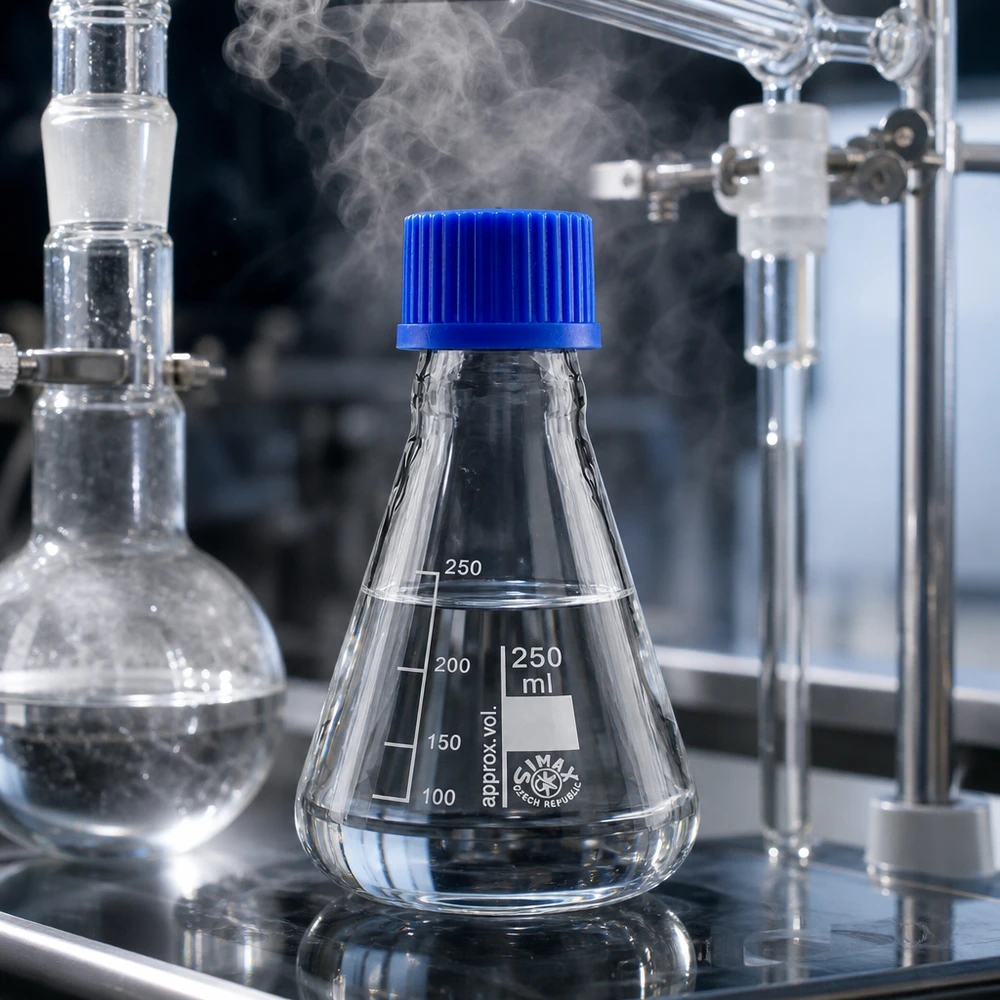 Erlenmeyerkolben 250ml mit Schraubkappe Laborkolben 250ml mit engem Hals zur Minimierung von Verdunstung und Kontamination
