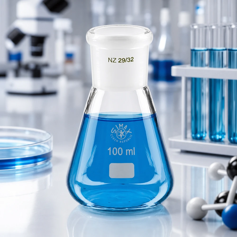 Erlenmeyerkolben 100ml mit Normschliff (29/32)