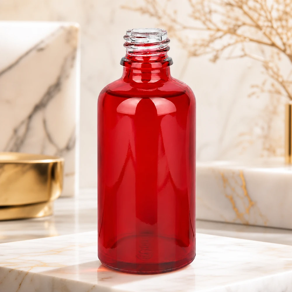 50ml Apothekenflasche RedLine UT18/50 UNiTWIST Vielseitige 50ml Glasflasche RedLine UT18/50 für Kosmetik Seren und ätherische Öle geeignet