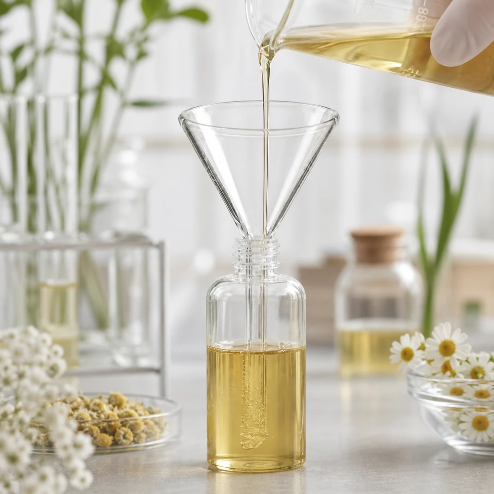 Trichter ø50mm Kalk-Soda, Winkel 60°, Kurzstil Hochweriger 60-Grad-Trichter aus Kalk-Soda-Glas 50mm für Analytik und Forschung