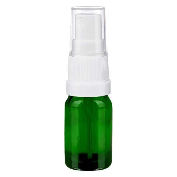 5ml Sprayflasche weiß/transparent Standardverschluss GreenLine UT18/5