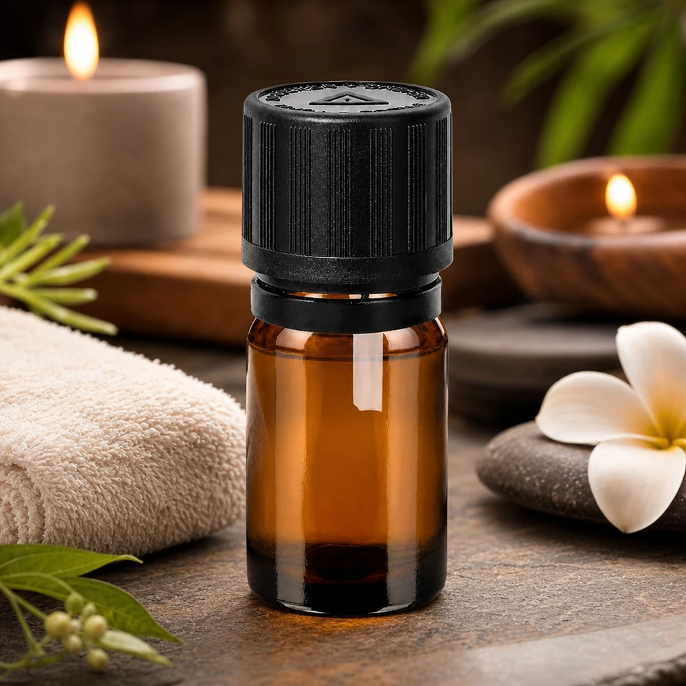 Premium 5ml Tropfflasche braun mit UV-Schutz und präzisem 1mm Dosierungssystem