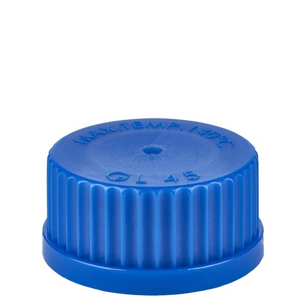 Schraubverschluss - Kappe GL 45 blau Schraubverschluss - Kappe GL 45 blau