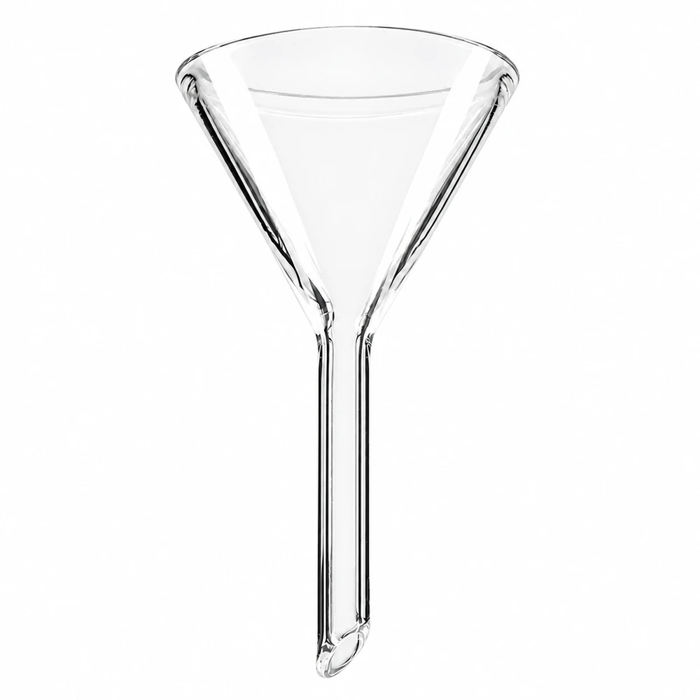 Trichter ø35mm Kalk-Soda, Winkel 60°, Kurzstil Kompakter Glastrichter 60° Winkel und 35mm Öffnung aus hochwertigem Kalk-Soda-Material